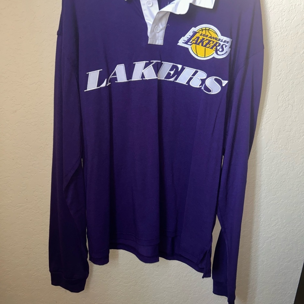 NBA Purple Lakers Polo Shirt